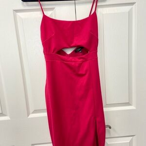 Lulus Elegant Pink fushia Dress